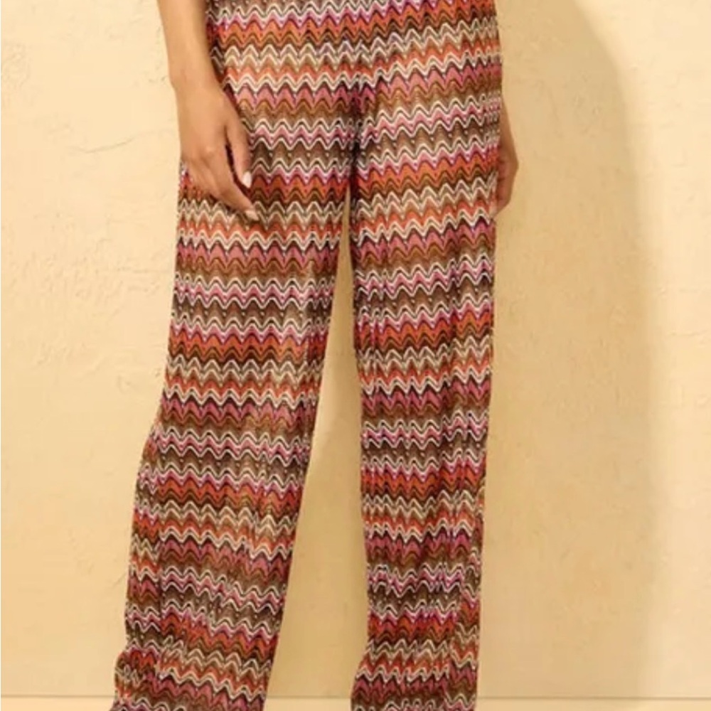 Shade & Shore Multicolor Zigzag Women's Coverup